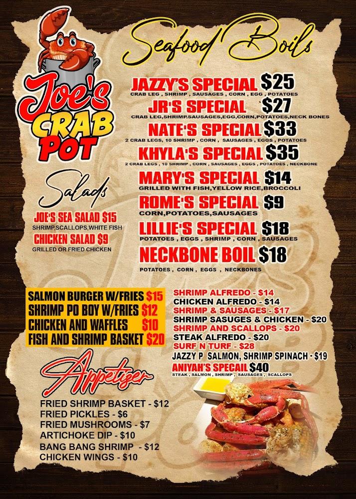 Joe's Crab Pot  Menu image 2