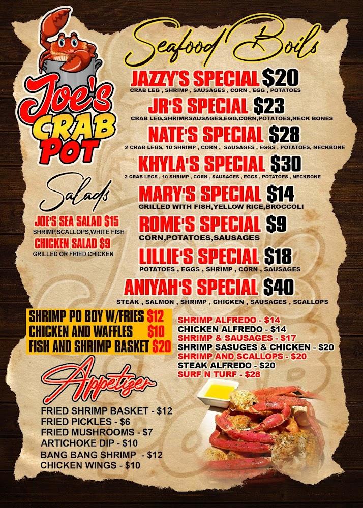 Joe's Crab Pot  Menu image 3