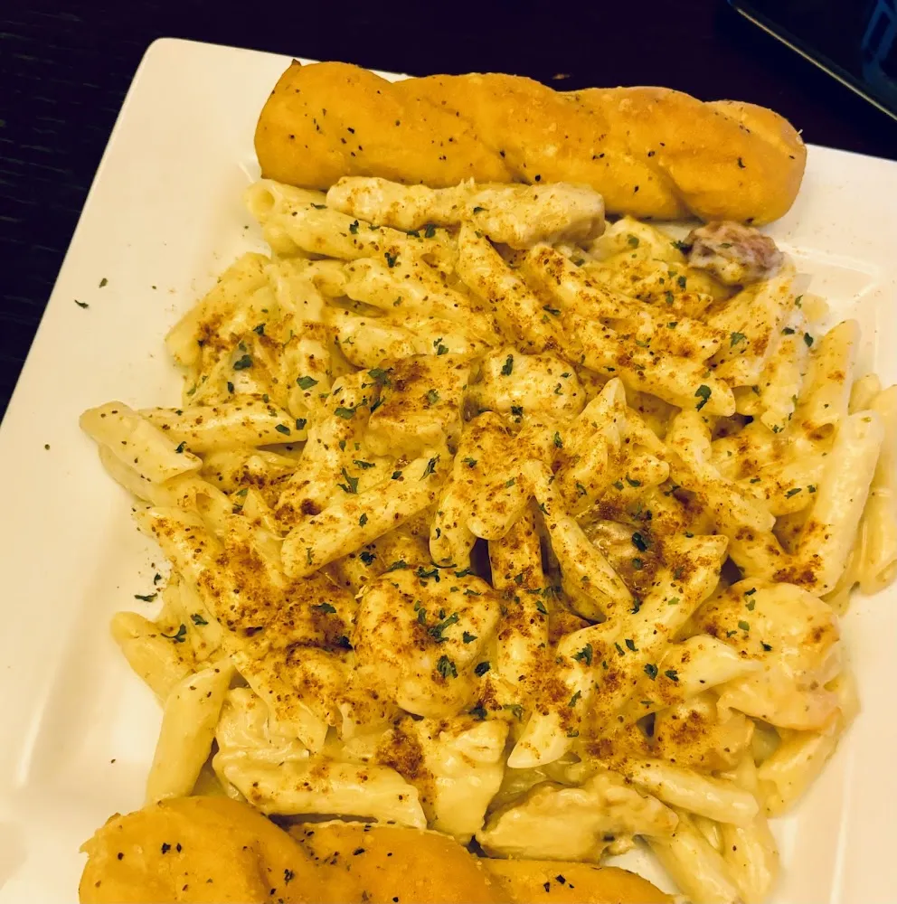 Shrimp and Sausage Fettuccine